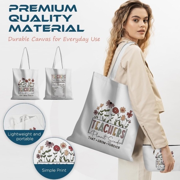 Teacher Appreciation Gift/Basket with Tumbler/Tote/Cosmetic Bag/Bear/Towel | NEW - Picture 8 of 8